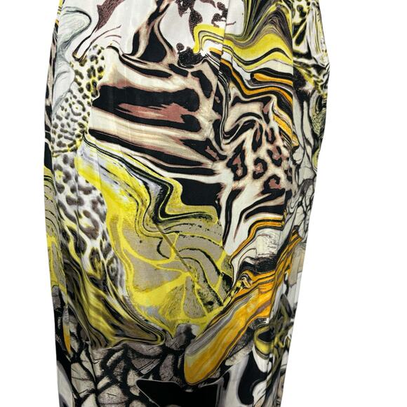 Leifsdottir Silk Strapless Dress Panther Play Size 4 Sexy Halloween Party - Picture 8 of 16